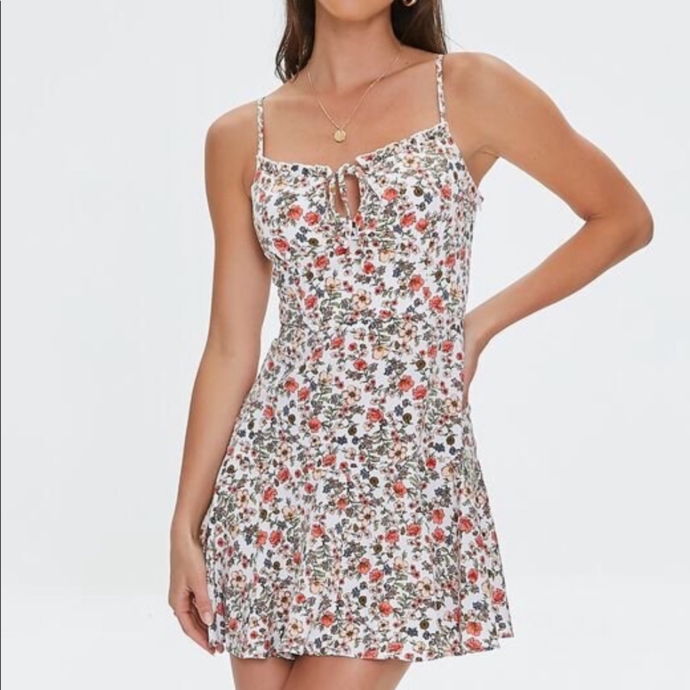 Floral Print Cami Mini Dress